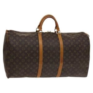 LOUIS VUITTON Monogram Keepall 60 Boston Bag M41422 LV Auth ep9799